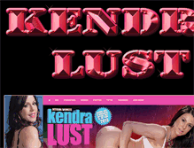 Tablet Screenshot of kendra-lust.com